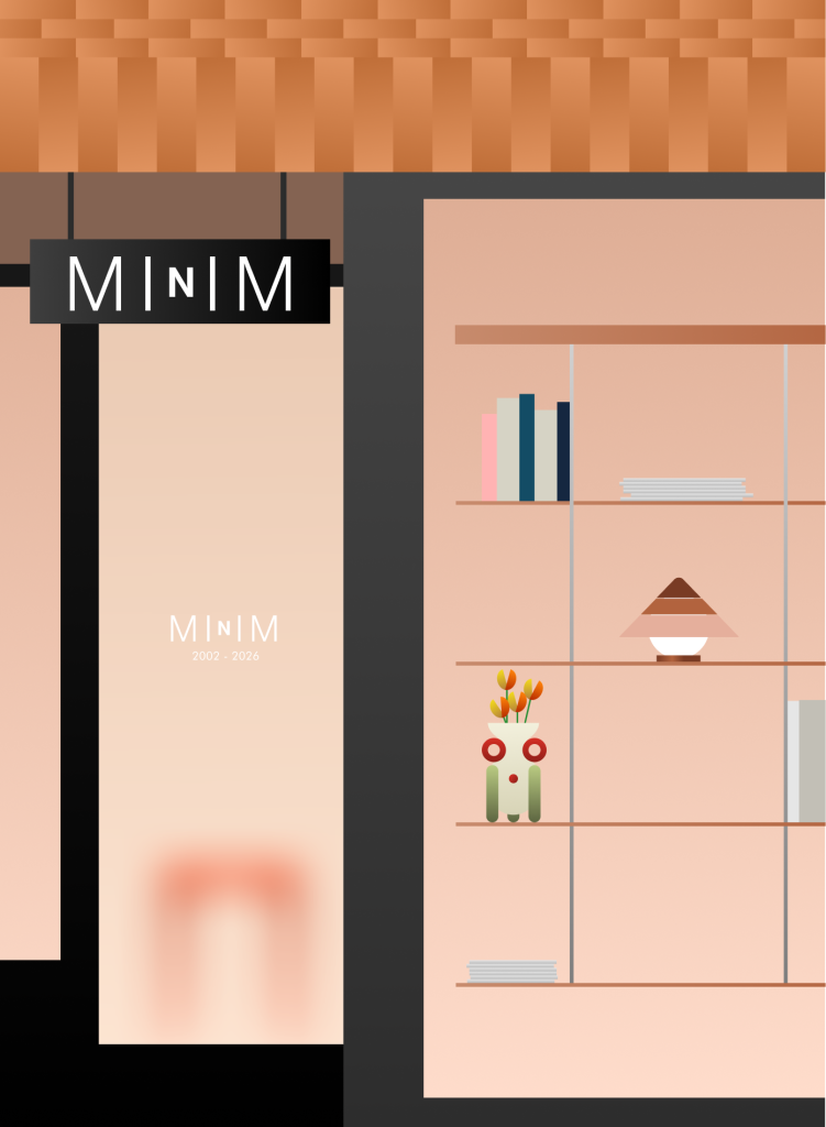 Ilustración fachada Minim Barcelona, partner de PongoTodo