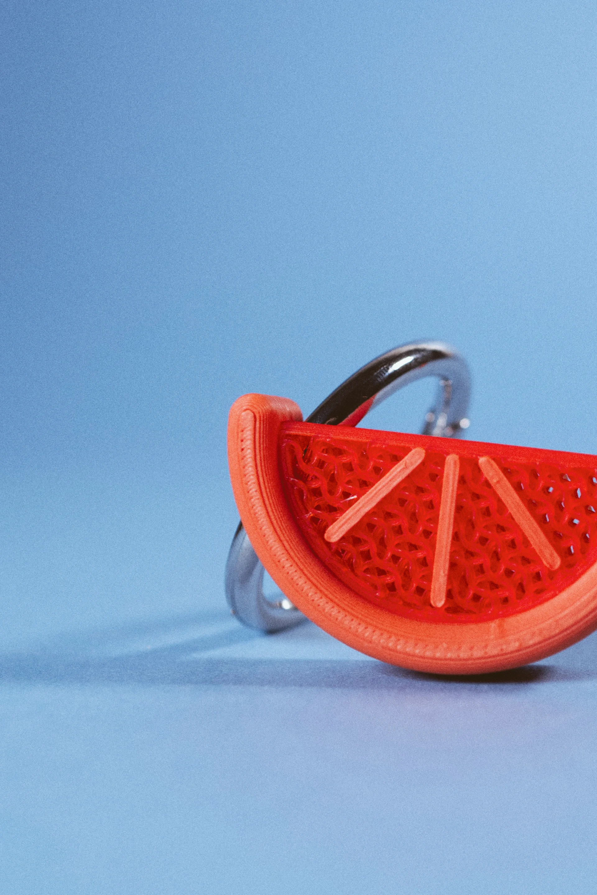 Grapefruit Wedge Charm